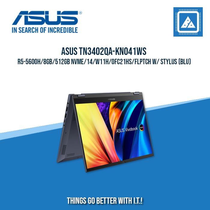 ASUS TN3402QA-KN041WS R5-5600H/8GB/512GB NVME/FLPTCH | BEST FOR STUDENTS AND FREELANCERS LAPTOP ASUS TN3402QA-KN041WS R5-5600H/8GB/512GB NVME/FLPTCH | BEST FOR STUDENTS AND FREELANCERS LAPTOP